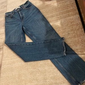 Abercrombie curve love 90s ultra high rise straight size 28 long